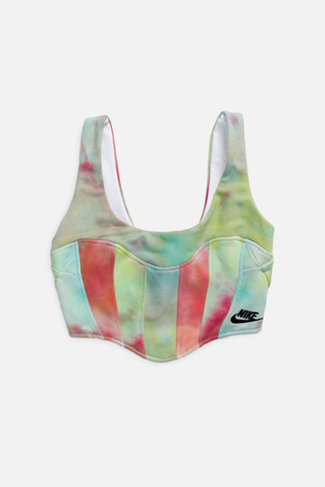 Rework Nike Sweatshirt Bustier - XS