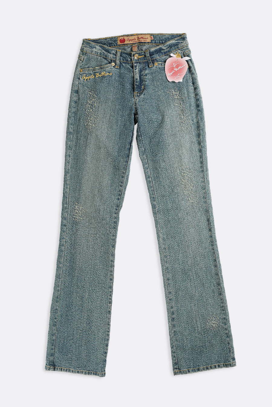 Deadstock Apple Bottom Distressed Denim Pants - W28, W30