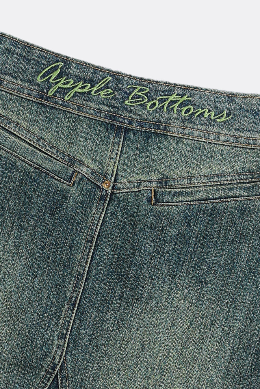 Deadstock Apple Bottom Denim Skirt - W28