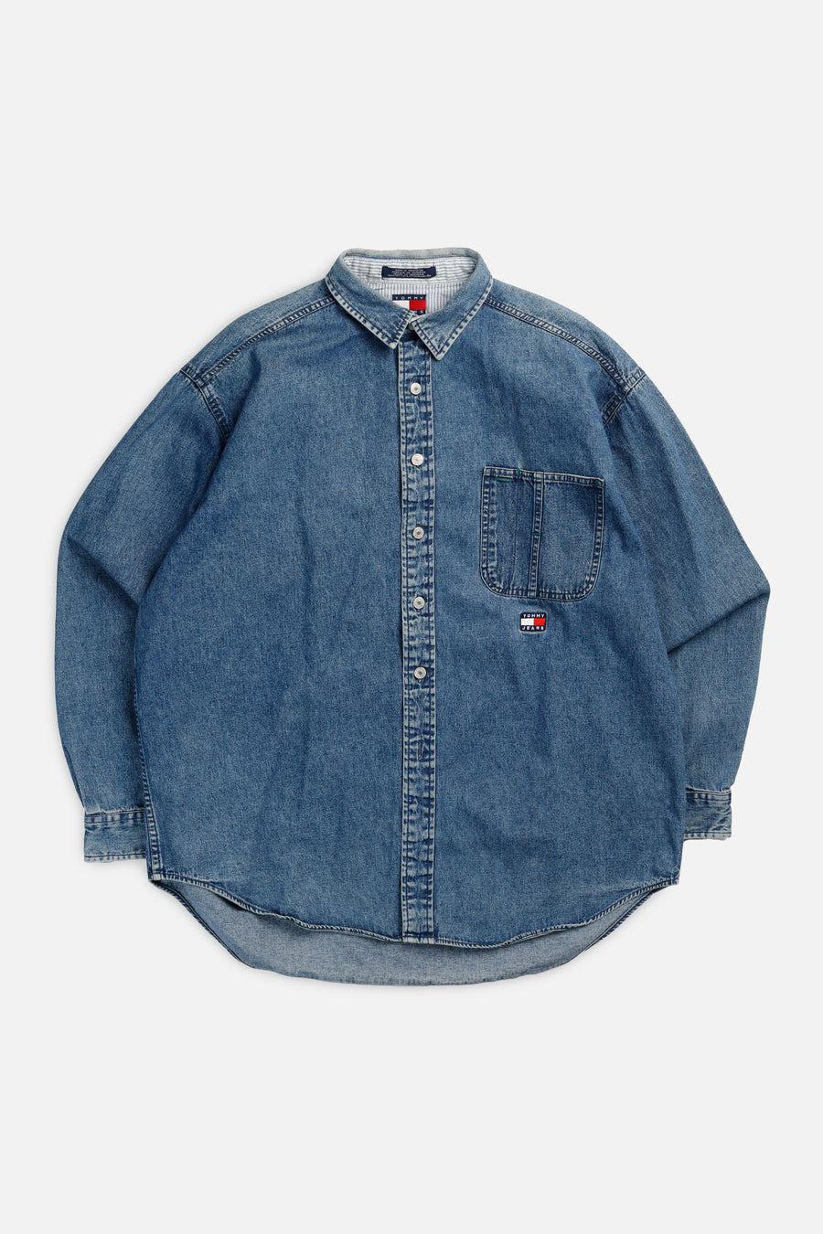 Vintage Tommy Hilfiger Denim Shirt - L