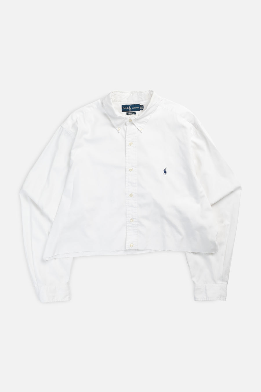 Rework Oxford Crop Shirt - XXL