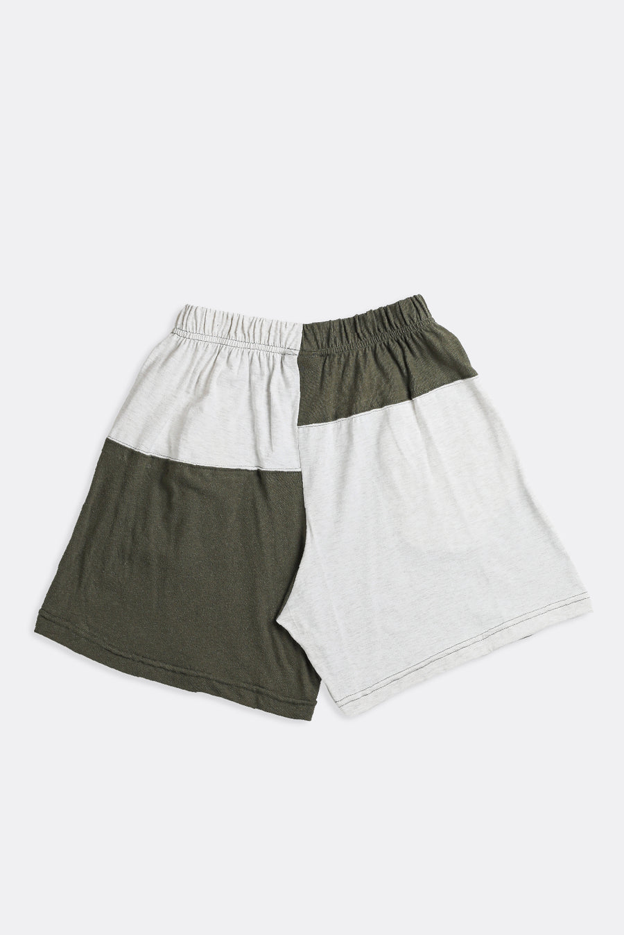 Unisex Rework Patchwork Tee Shorts - XS