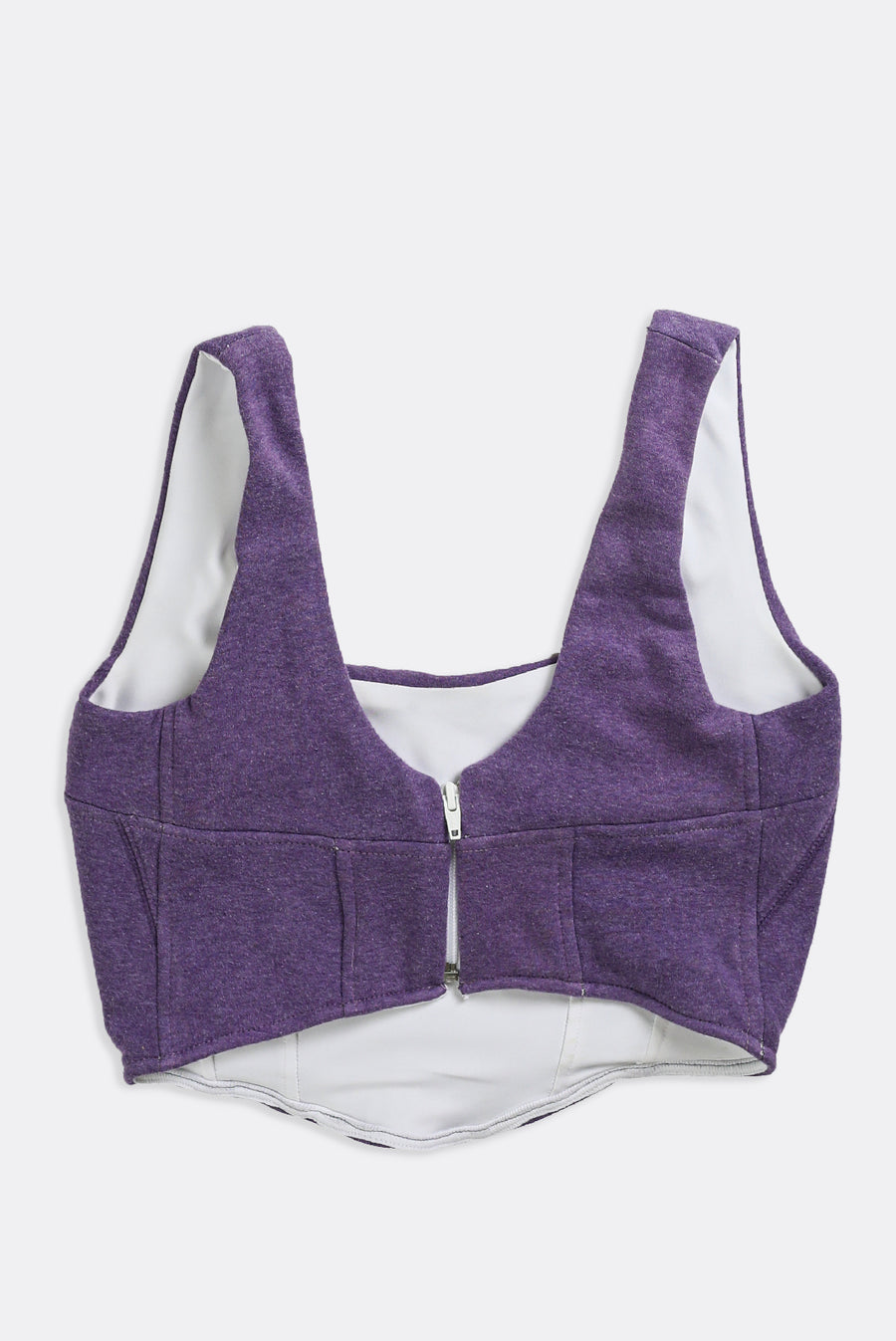 Rework Nike Sweatshirt Bustier - XS