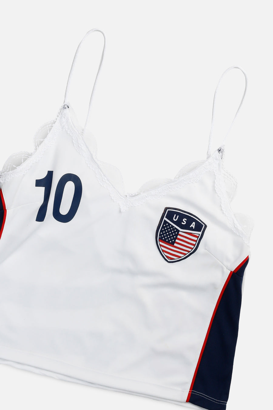 Rework USA Soccer Lace Tank - L