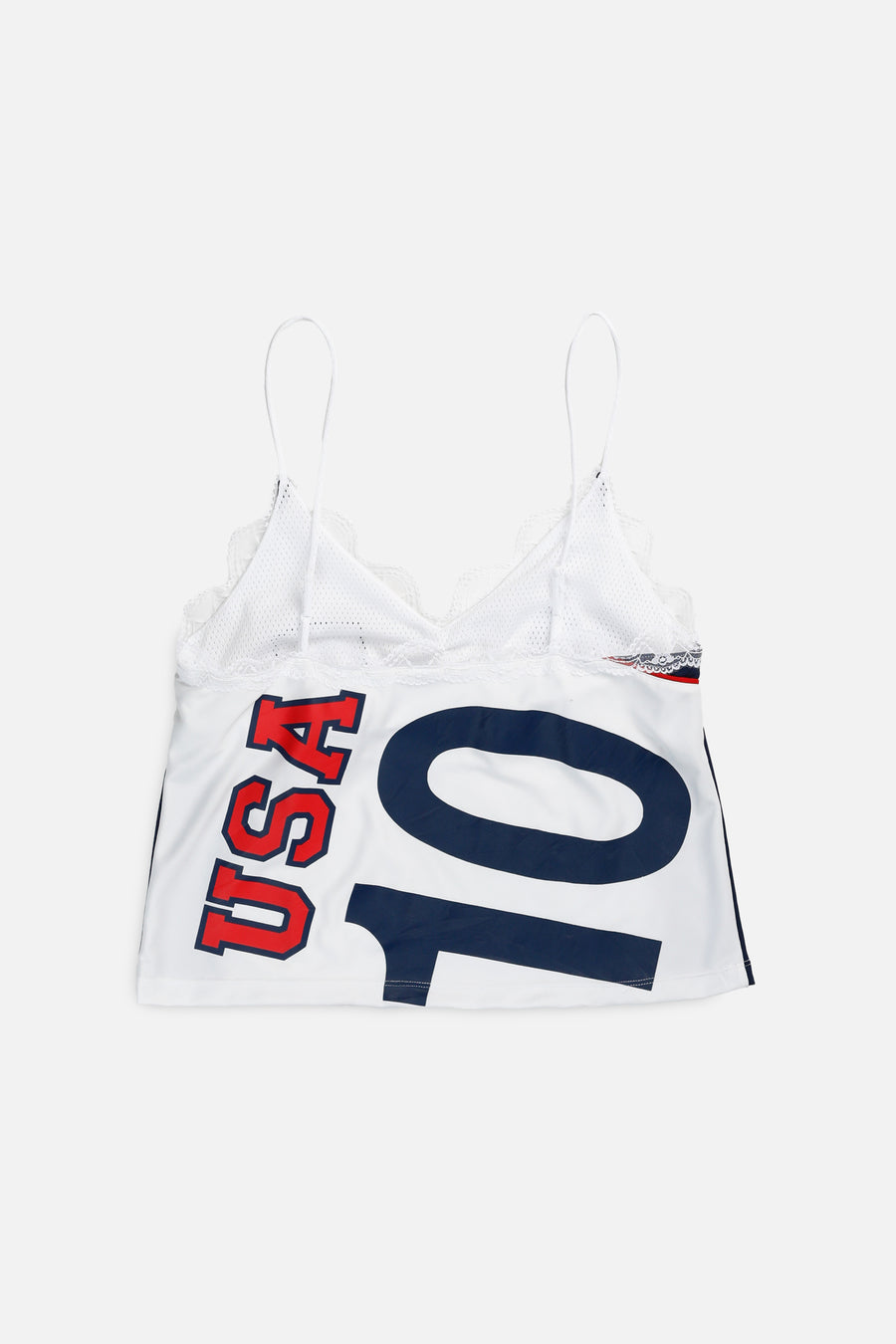 Rework USA Soccer Lace Tank - L