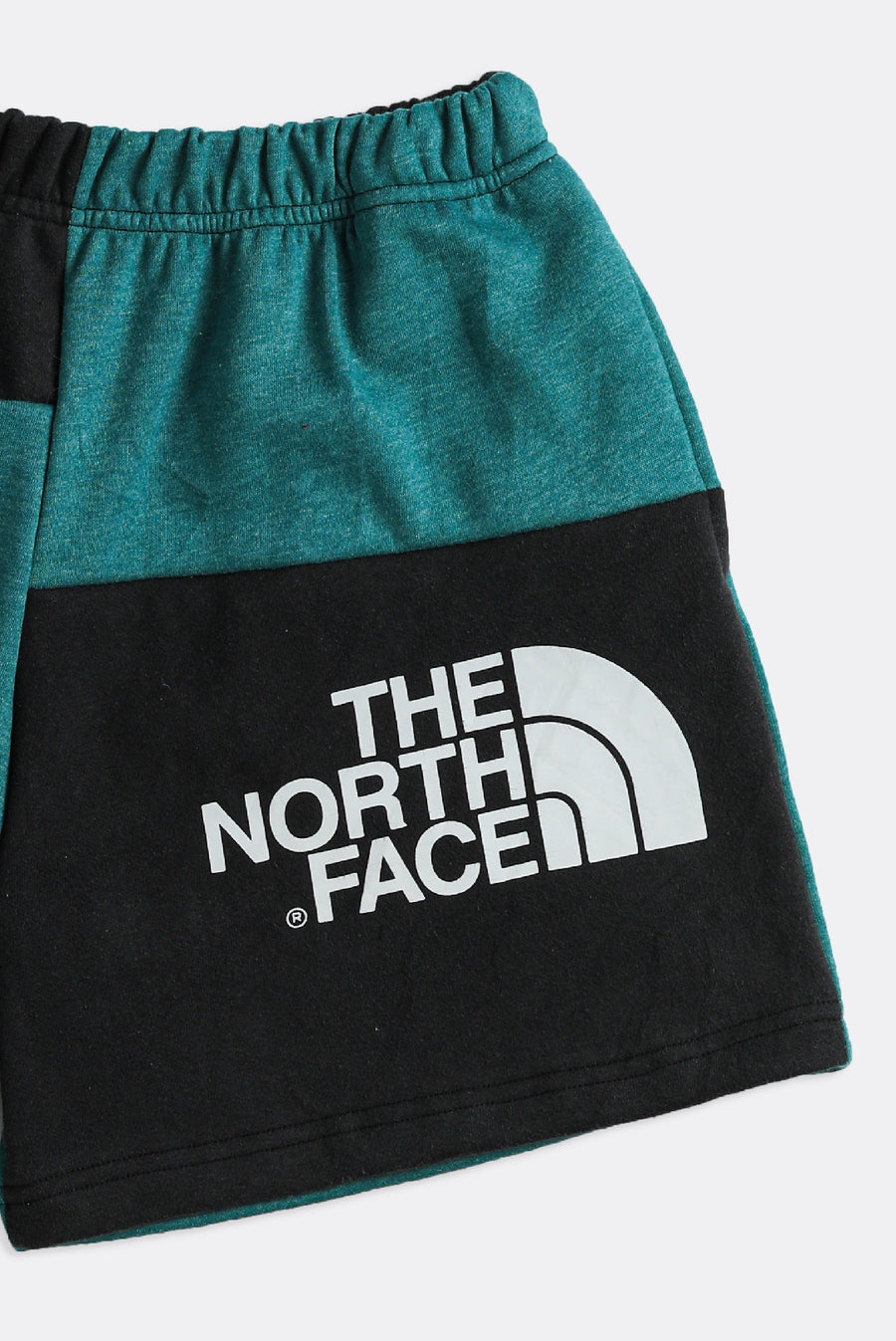 Rework North Face Patchwork Sweatshorts - S