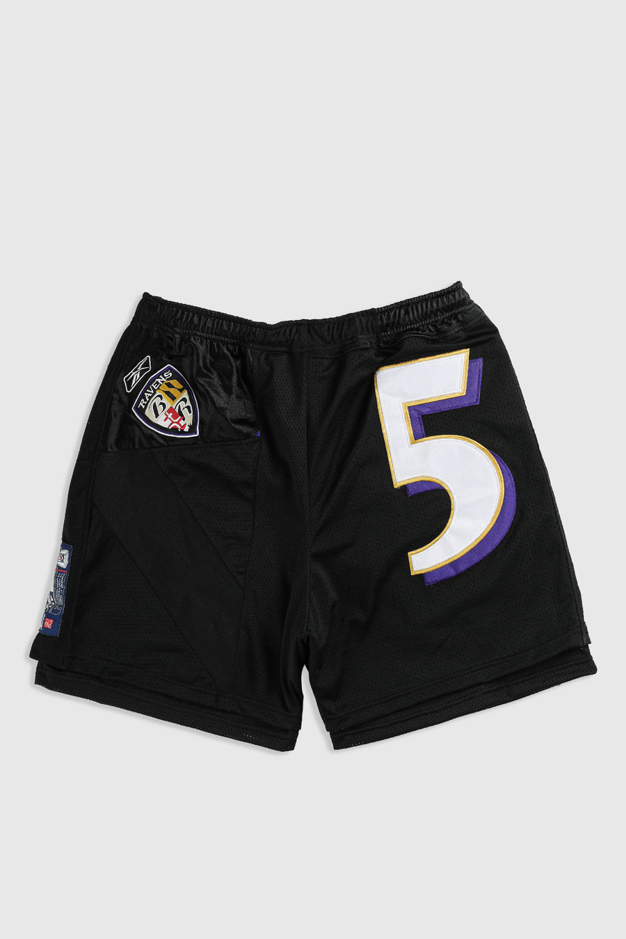 Unisex Rework Ravens NFL Jersey Shorts - 2XL