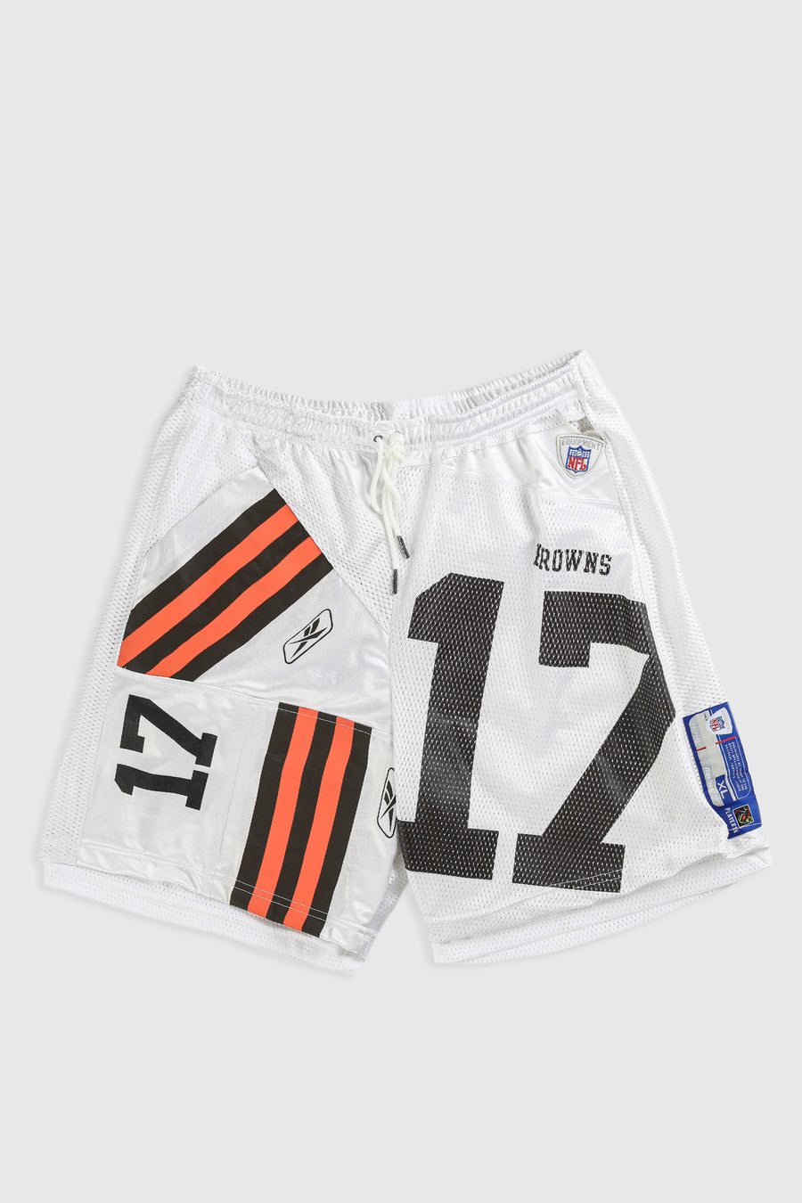 Unisex Rework Browns NFL Jersey Shorts - L
