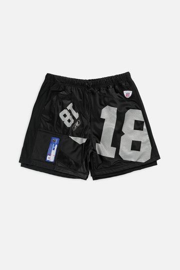 Unisex Rework Las Vegas Raiders NFL Jersey Shorts - XXL