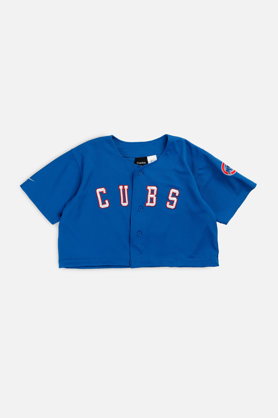 Rework Crop Chicago Cubs MLB Jersey - S