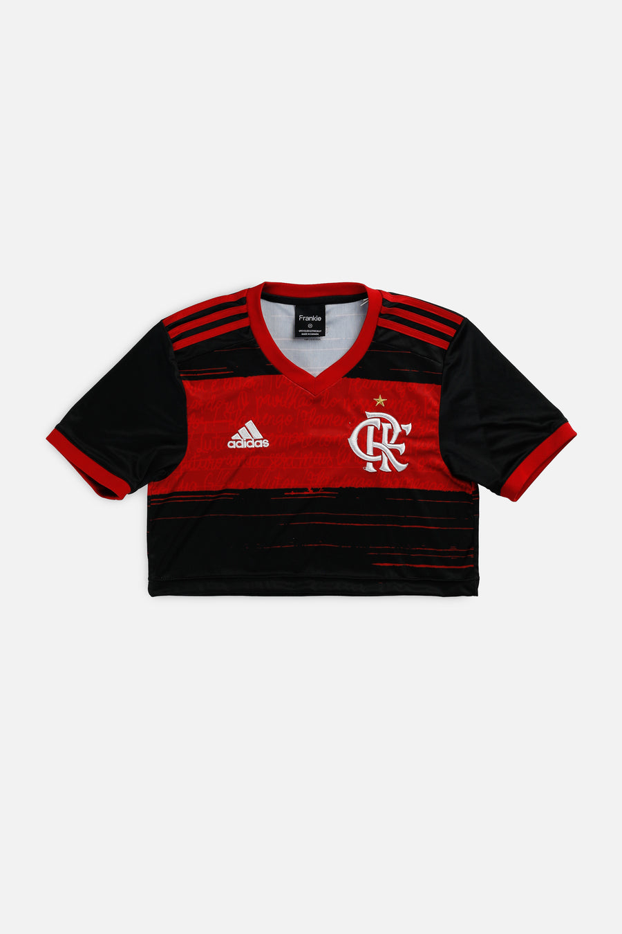 Rework Crop Flamengo Soccer Jersey - XS