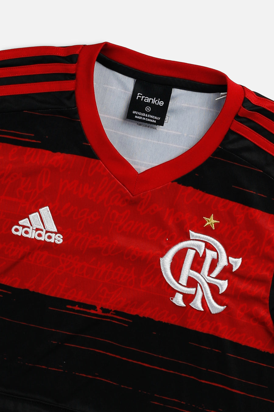 Rework Crop Flamengo Soccer Jersey - XS