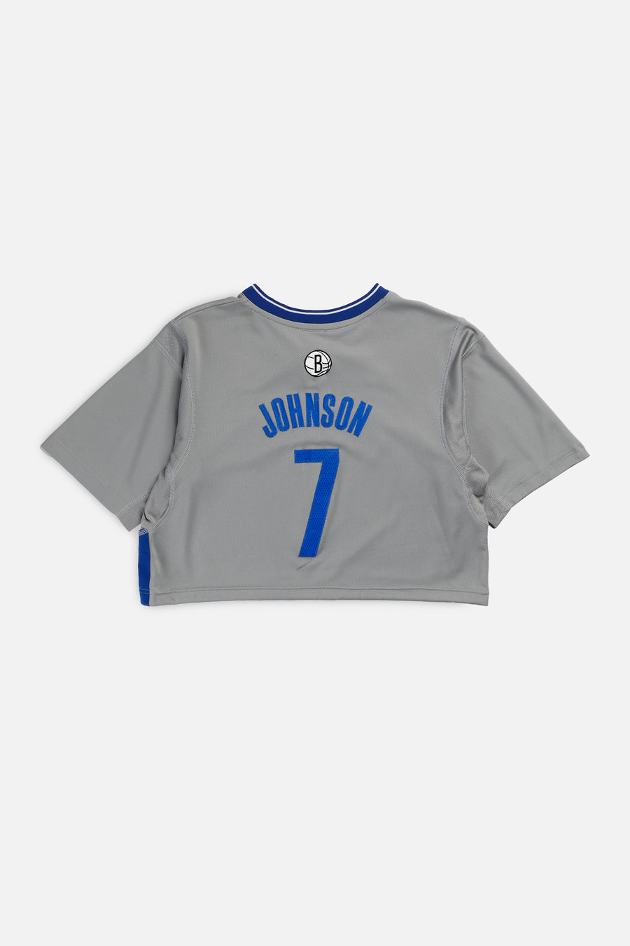 Rework Brooklyn Nets NBA Crop Jersey - S