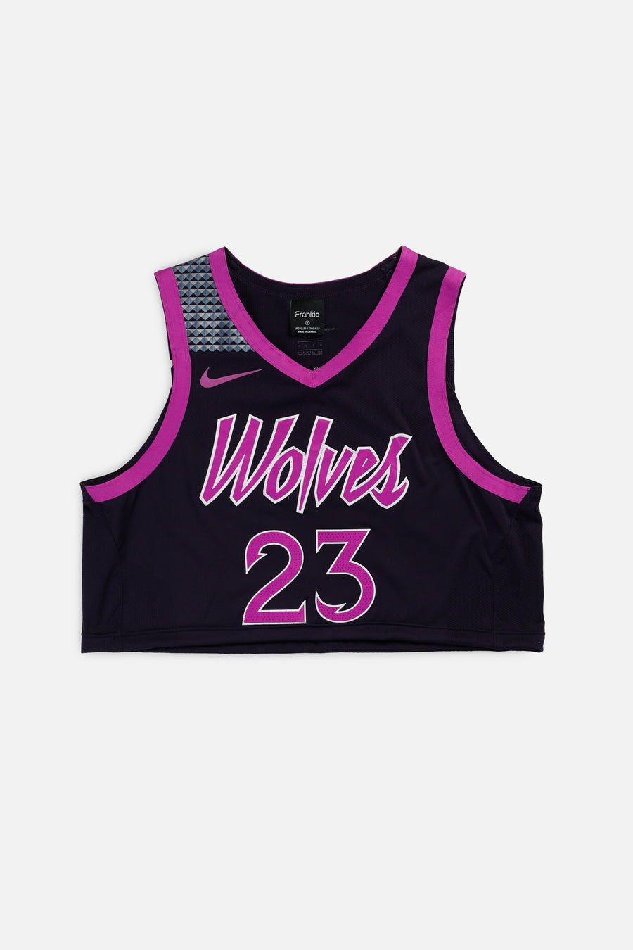 Rework Minnesota Timberwolves NBA Crop Jersey - M