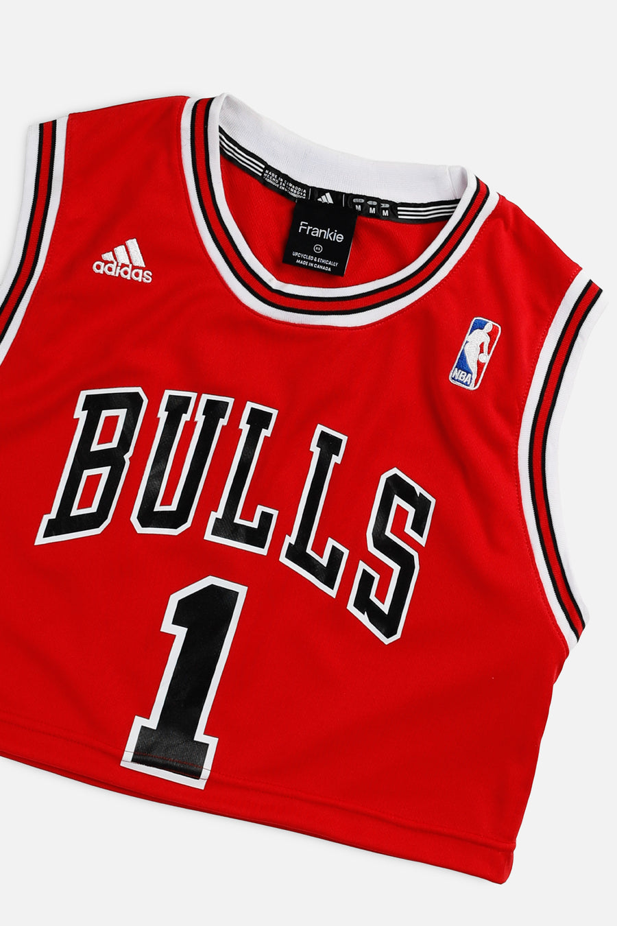 Rework Chicago Bulls NBA Crop Jersey - XS