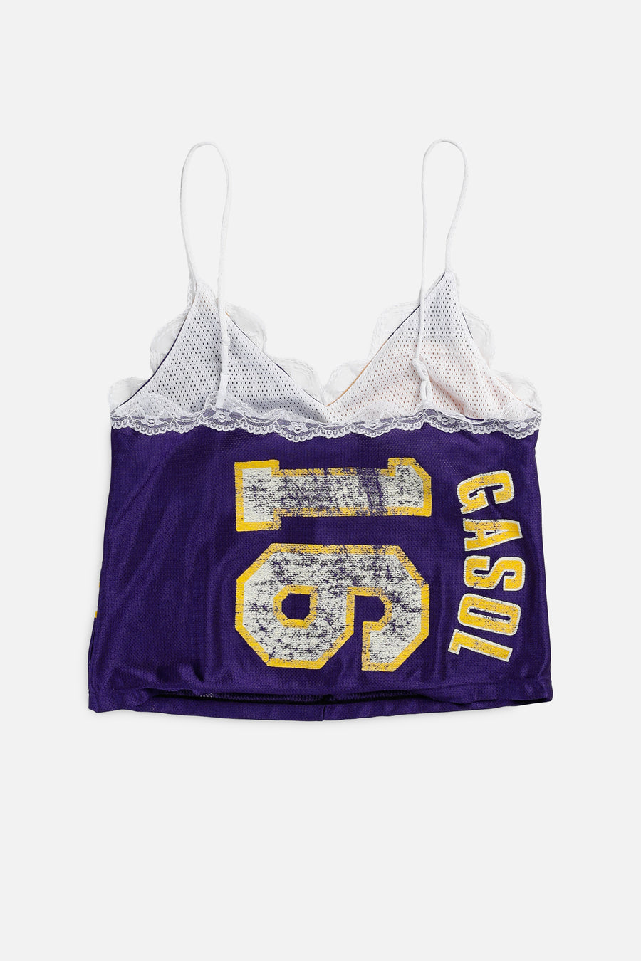 Rework LA Lakers NBA Lace Tank - L