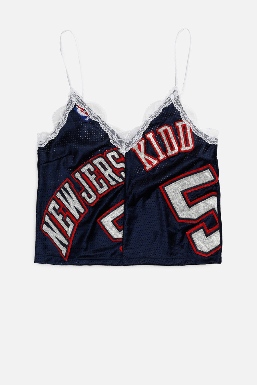 Rework New Jersey Nets NBA Lace Tank - M