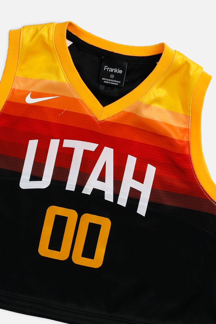 Rework Utah Jazz NBA Crop Jersey - M