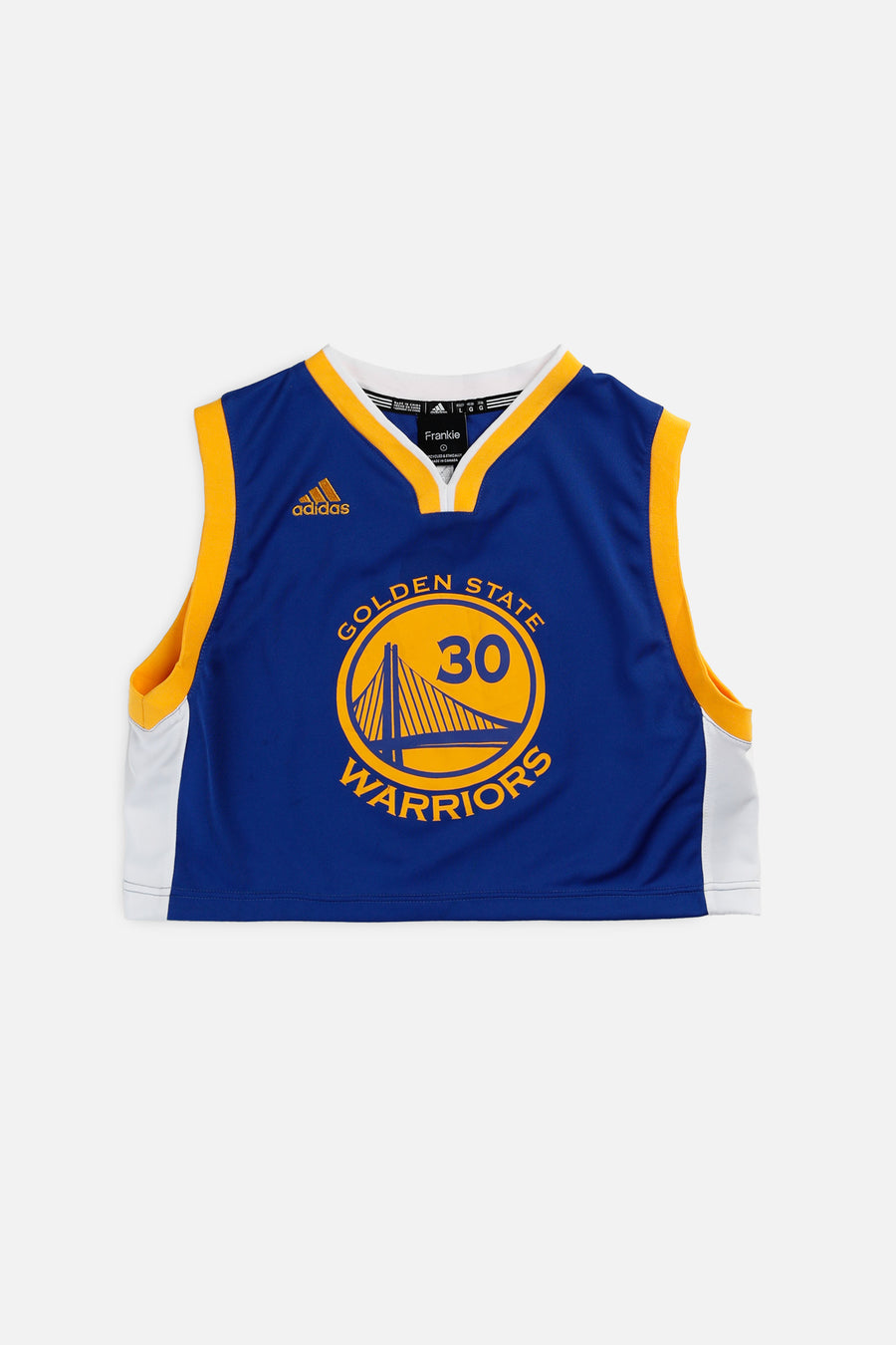 Rework Golden State Warriors NBA Crop Jersey - S