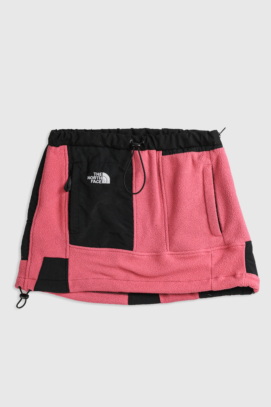 Rework North Face Fleece Mini Skirt - S