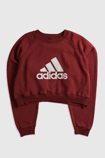 Rework Adidas Crop Sweatshirt - 2XL