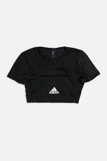 Rework Adidas Cut Out Tee - S