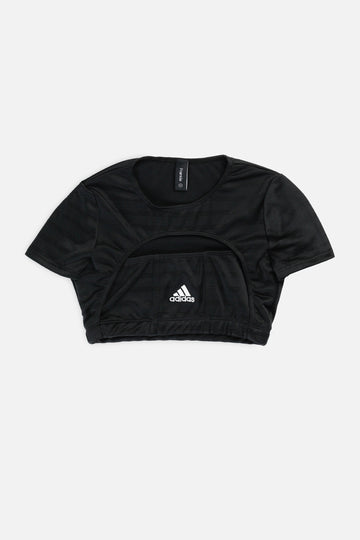 Rework Adidas Cut Out Tee - S