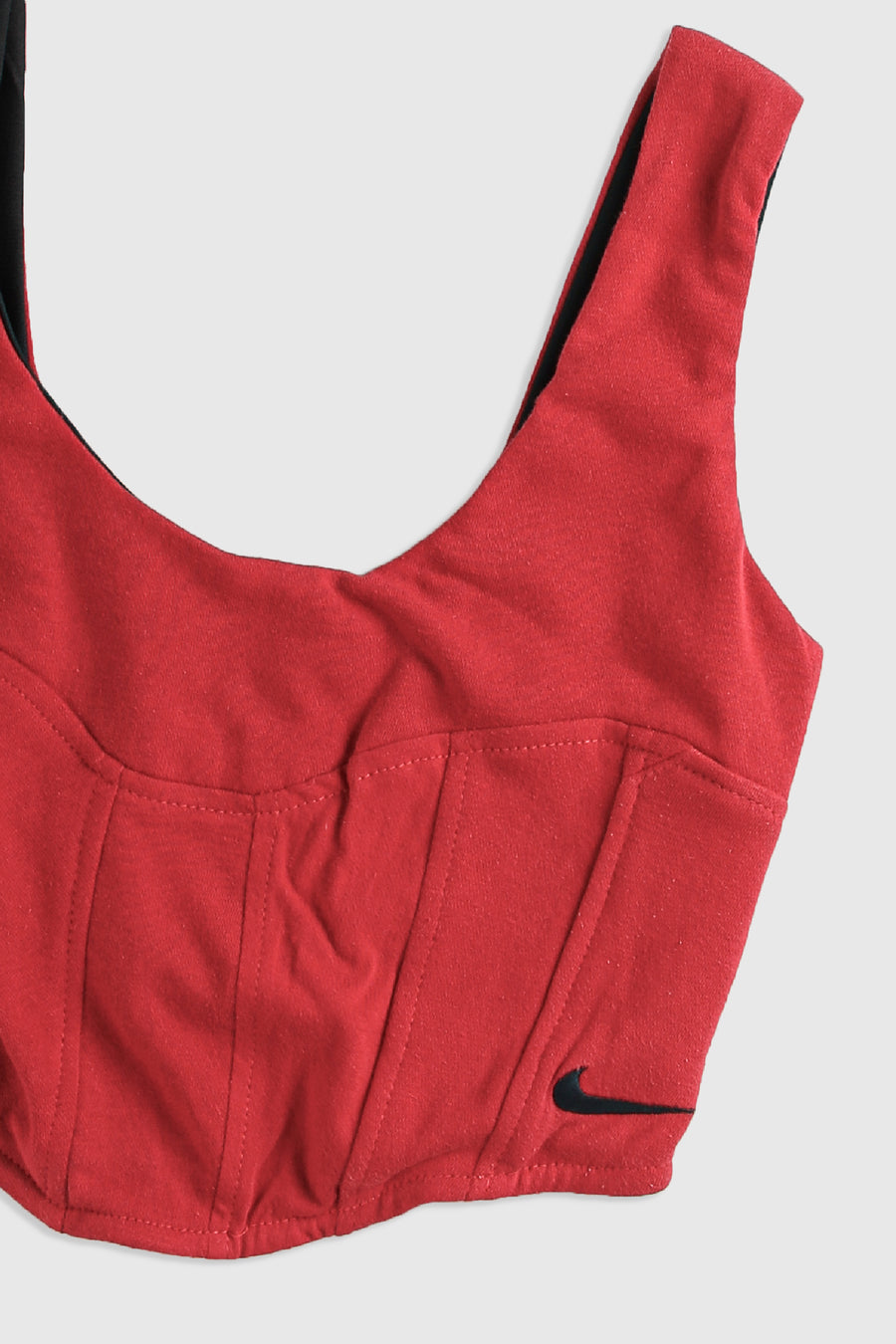 Rework Nike Sweatshirt Bustier - XS