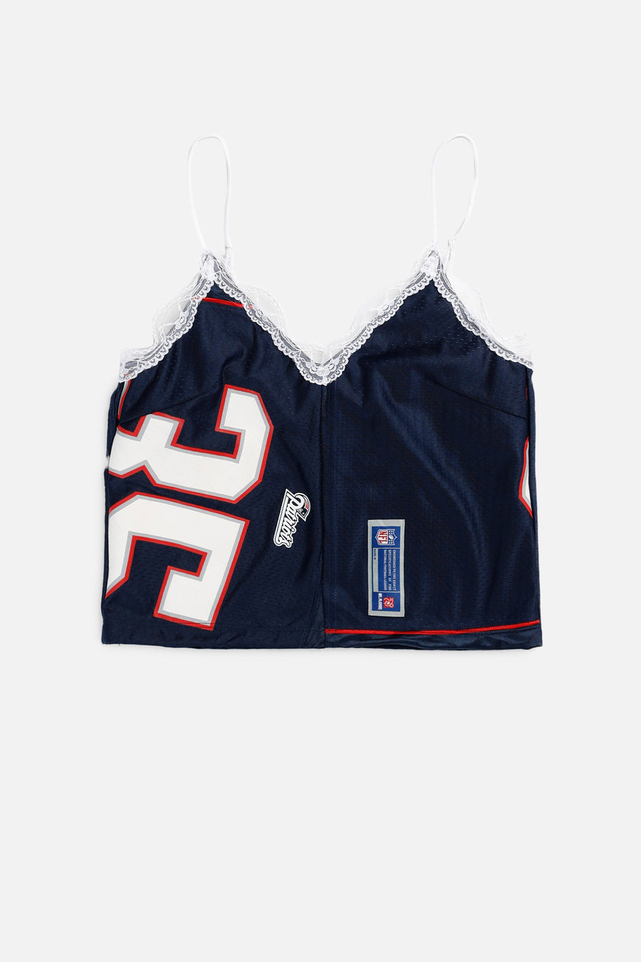 Rework New England Patriots NFL Lace Tank - S