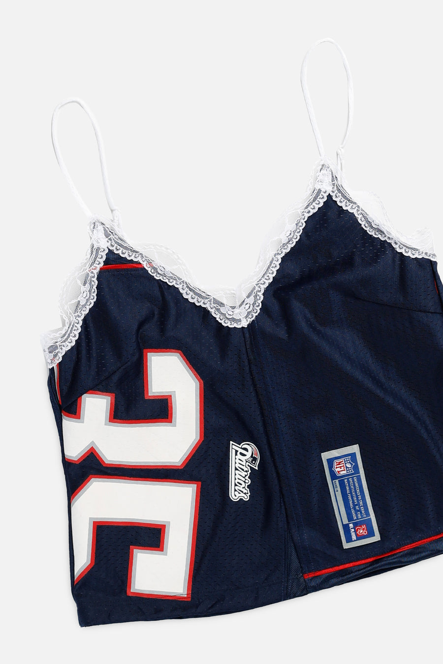 Rework New England Patriots NFL Lace Tank - S