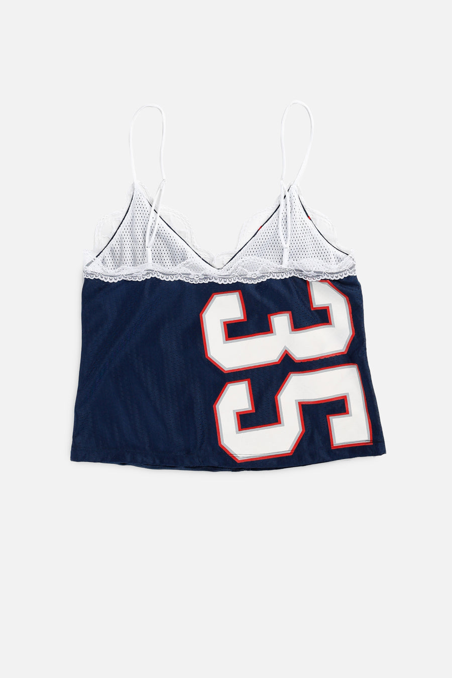 Rework New England Patriots NFL Lace Tank - S