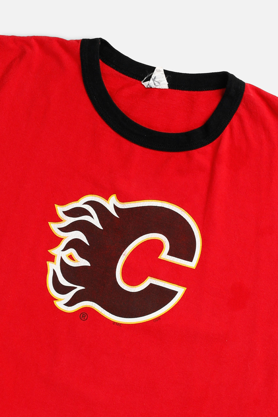 Vintage Calgary Flames NHL Tee - L