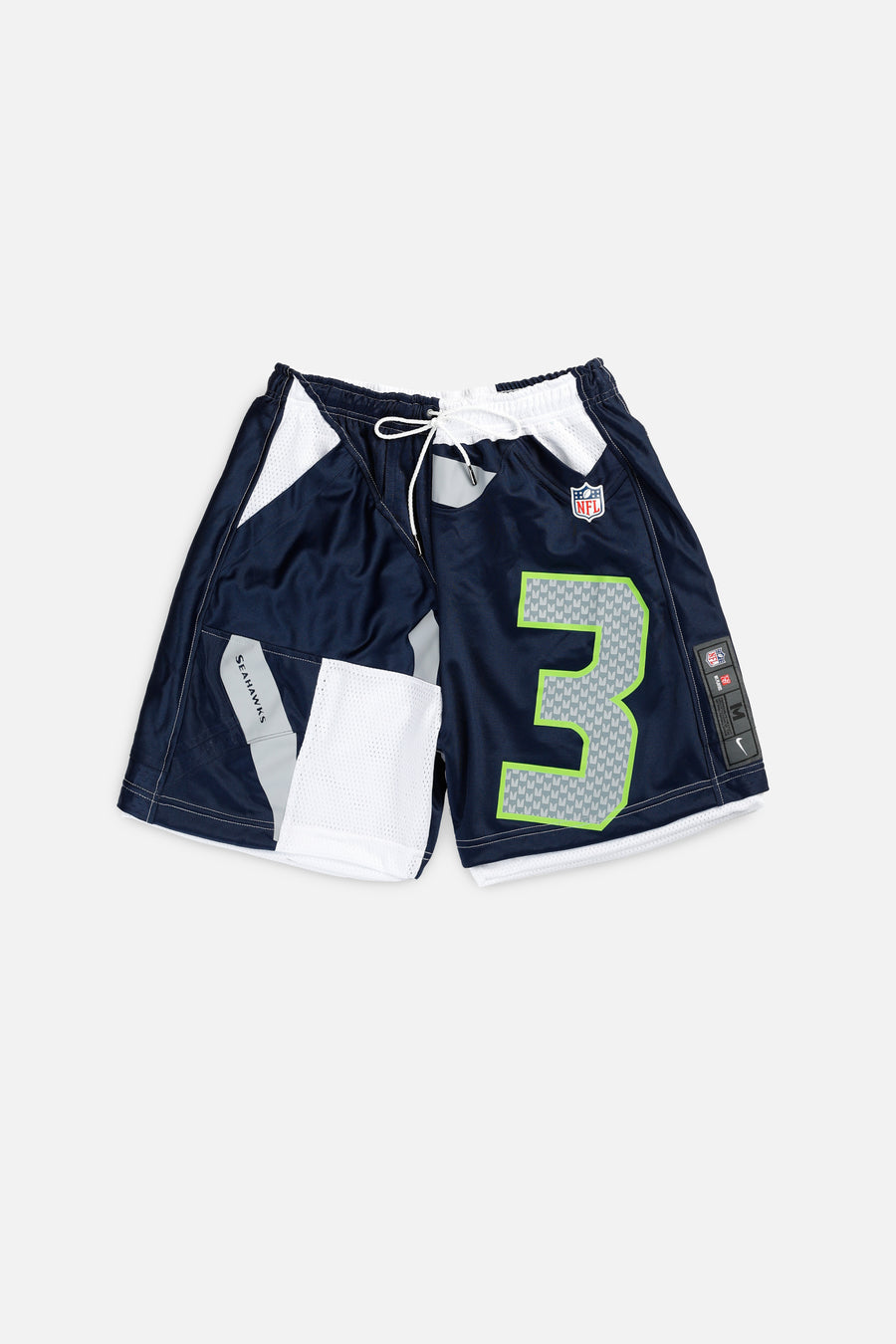 Unisex Rework Seattle Seahawks NFL Jersey Shorts - S