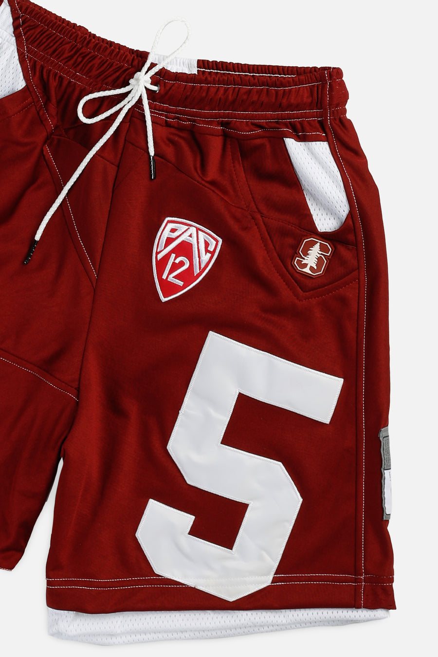 Unisex Rework Stanford Cardinals NCAA Jersey Shorts - S