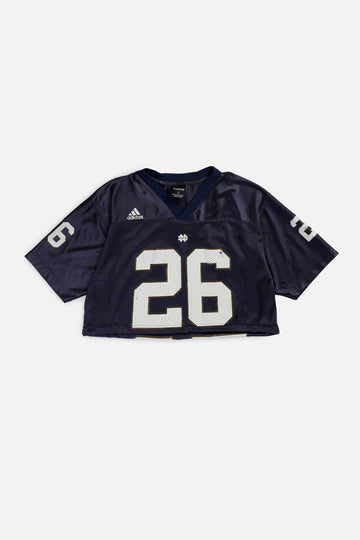 Rework Crop Notre Dame Fighting Irish NCAA Jersey -  S