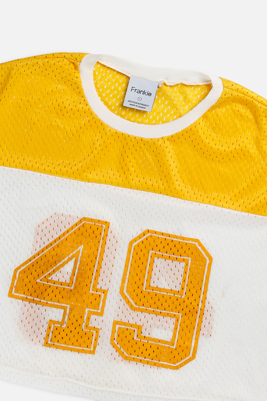 Rework Crop Football Jersey - L