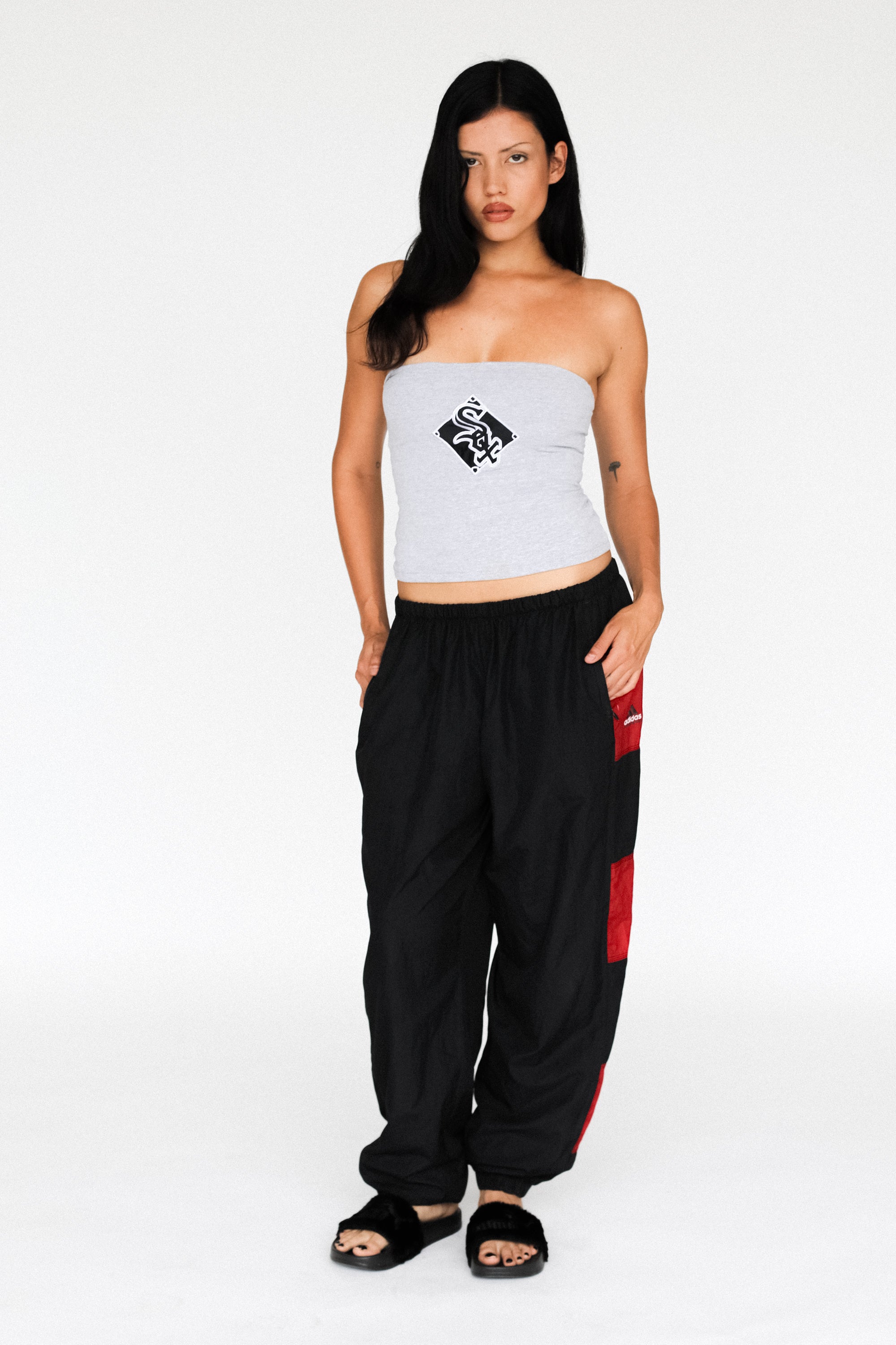 Rework Chicago White Sox Tube Top - XS