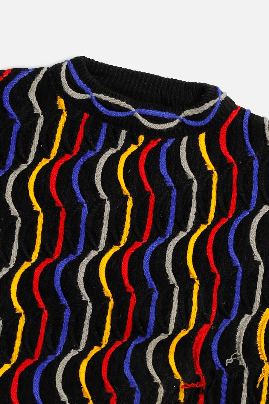 Vintage Coogi Style Knit Sweater - M