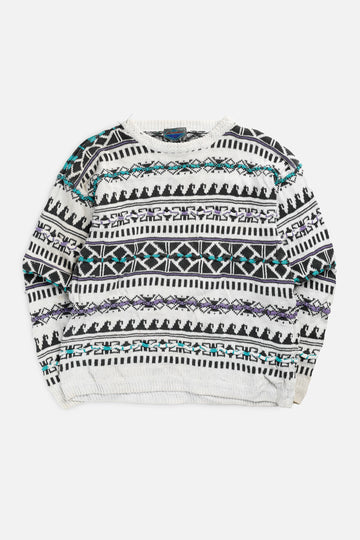 Vintage Coogi Style Knit Sweater - L