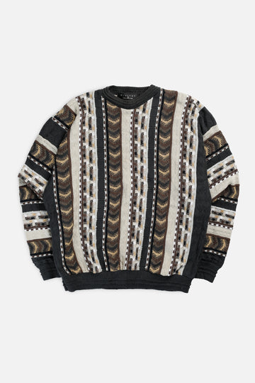 Vintage Coogi Style Knit Sweater - XXL