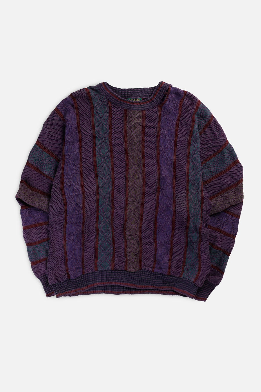 Vintage Coogi Style Knit Sweater - L