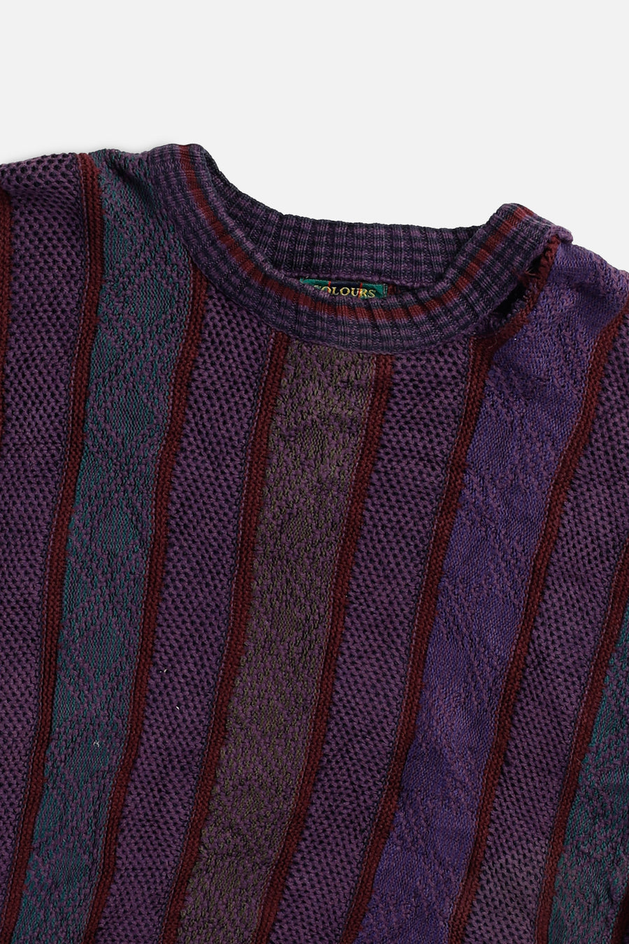 Vintage Coogi Style Knit Sweater - L