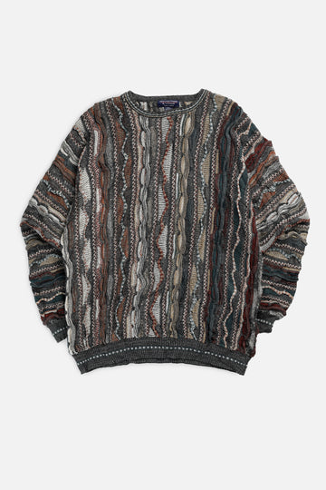 Vintage Coogi Style Knit Sweater - XXL