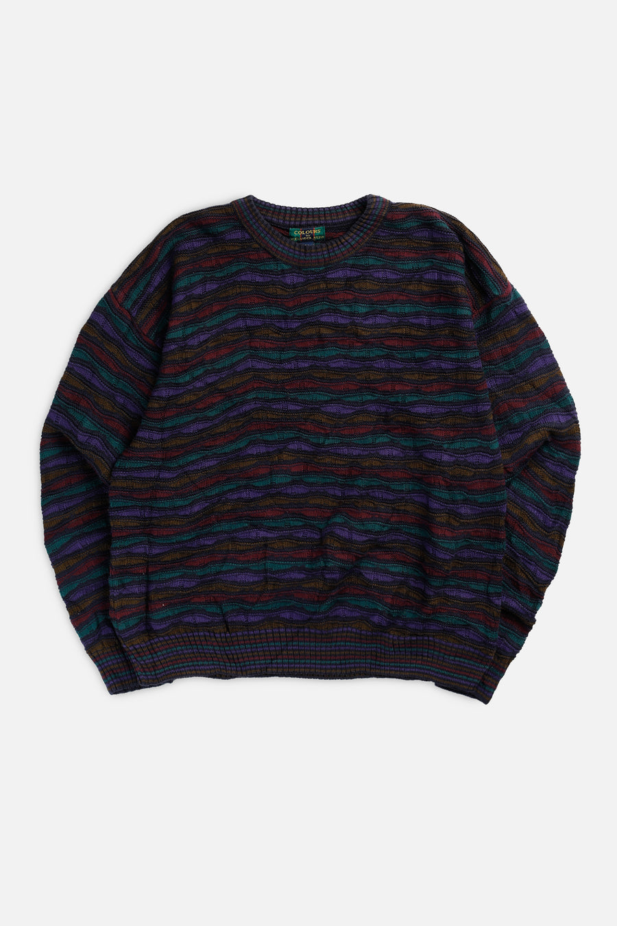 Vintage Coogi Style Knit Sweater - L