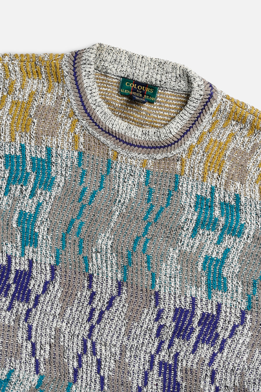 Vintage Coogi Style Knit Sweater - XL