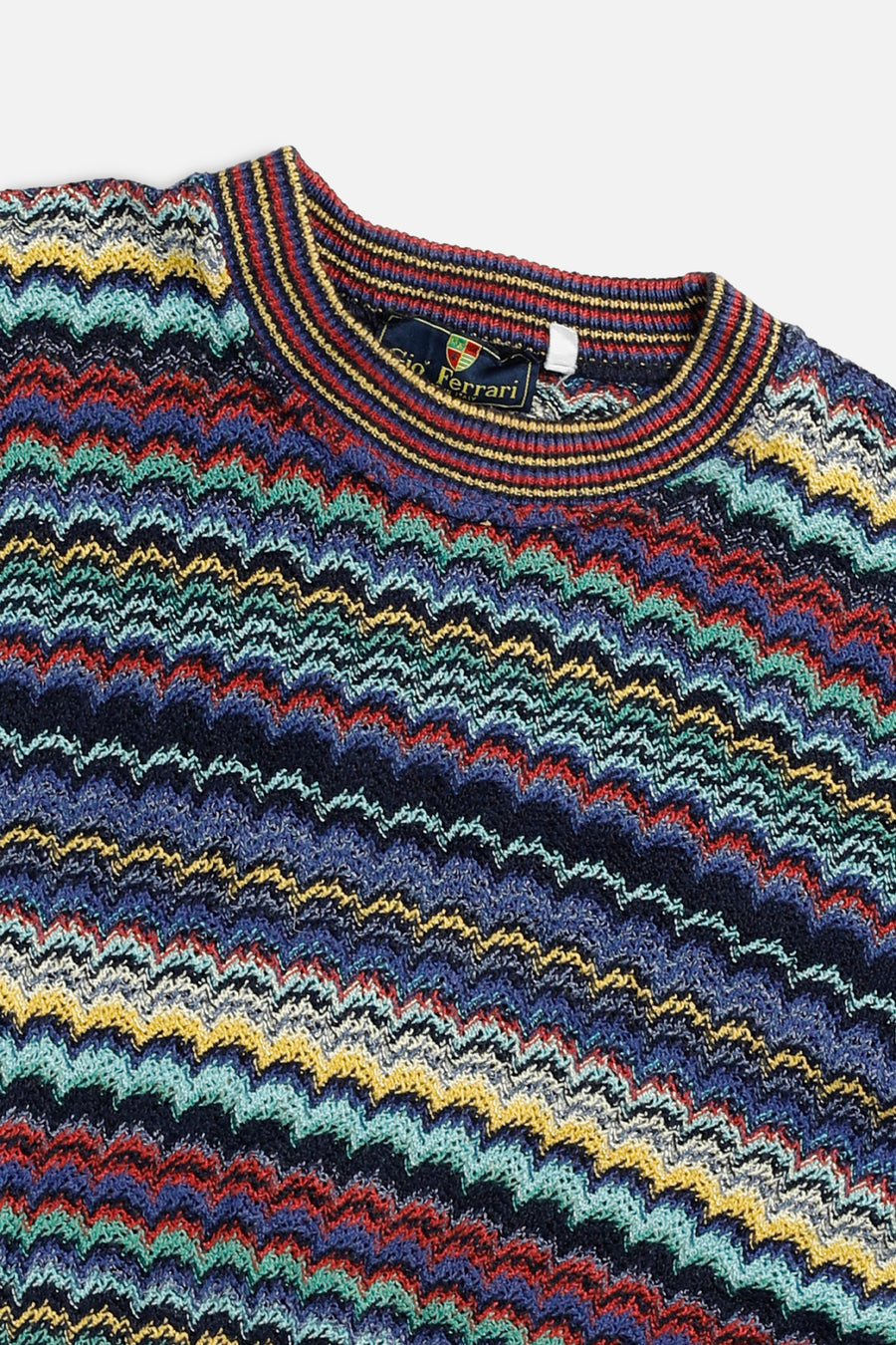 Vintage Coogi Style Knit Sweater - L