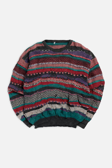 Vintage Coogi Style Knit Sweater - L