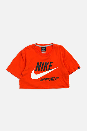 Rework Nike Crop Tee - XS