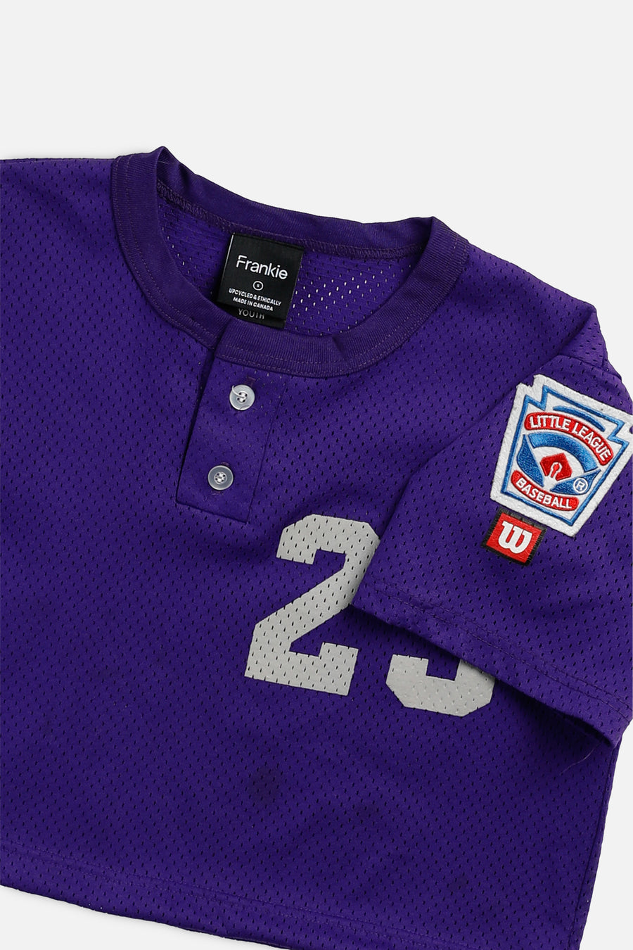 Rework Crop Baseball Jersey - S