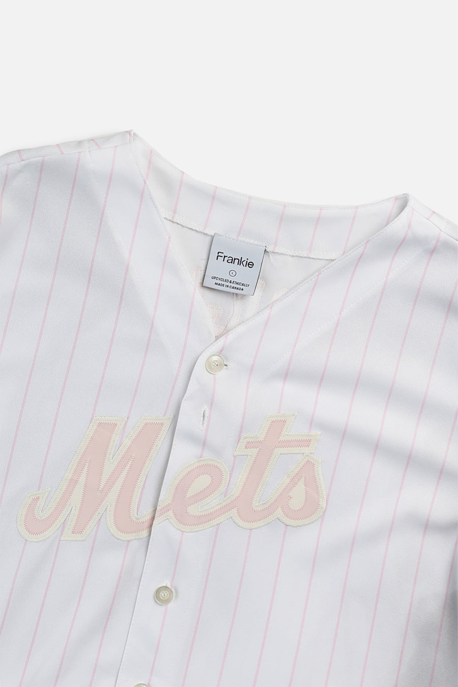 Rework Crop NY Mets MLB Jersey - L